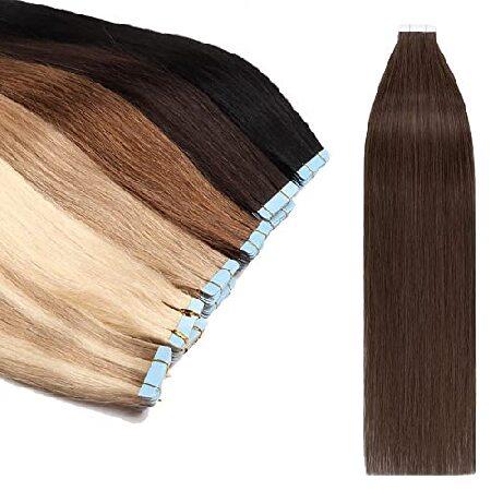 Tape in Hair Extensions Real Human Hair 20pcs 50g ...