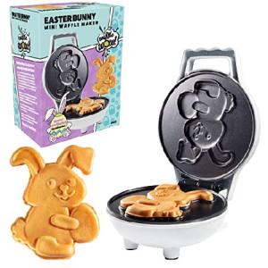 Easter Bunny Mini Waffle Maker - Make Holiday Breakfast Special for Kids ＆ Adults w Cute Bunny Waffles or Pancakes- Individual 4 Inch Waffler並行輸入｜global-collect-japan