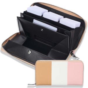 ギャルソン 財布 レディース 長財布 大容量 カードがたくさん入る コインスルー 多機能 ラウンドファスナー 縦型カード収納 ながざいふ RLYKAL ルリカル