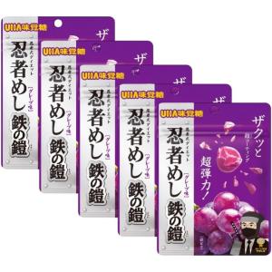 忍者めし 鉄の鎧 グレープ味 5袋セット : Global oasis shop - 通販