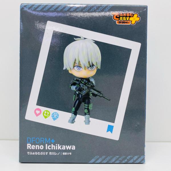 【中古】 市川レノ/でふぉるむぷらすフルアクションデフォルメフィギュア「怪獣8号」【フィギュア】