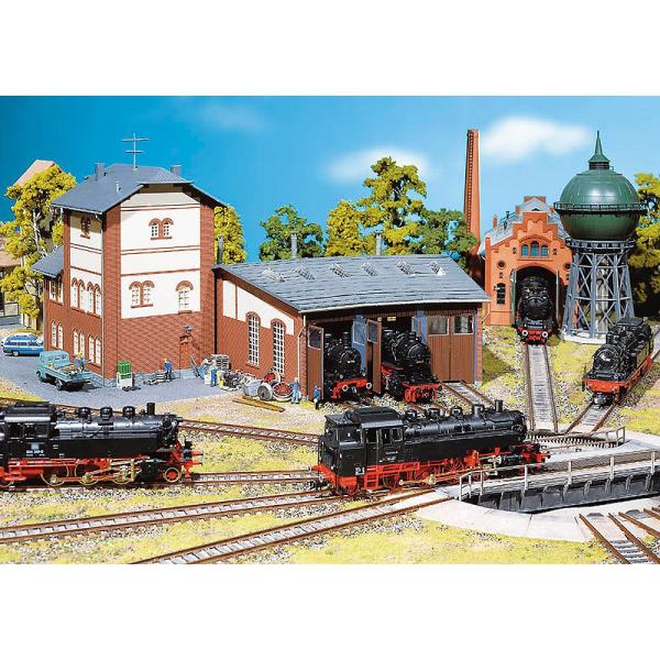 ファーラー(Faller) HO 3線式扇形機関庫 120176