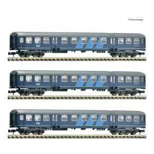 フライシュマン(Fleischmann) N 3-piece set: Passenger coaches, NS 814713｜global-train