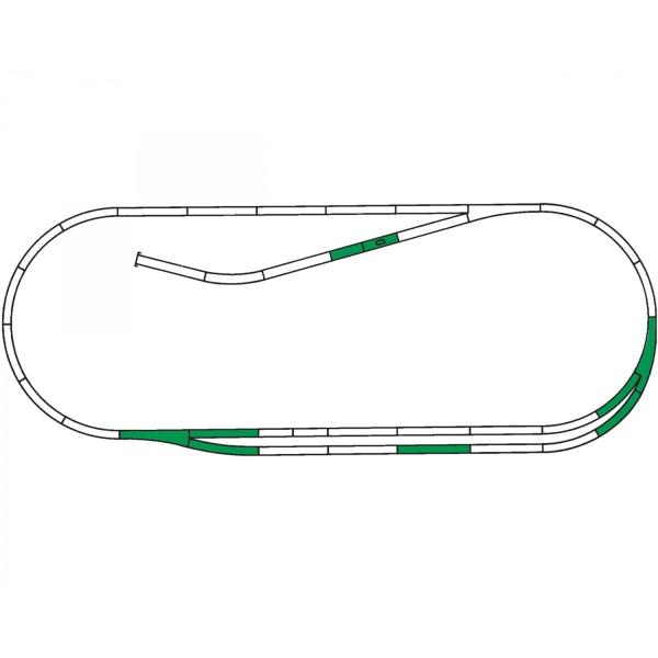 ロコ(Roco) HO ロコライン線路セットC 42011