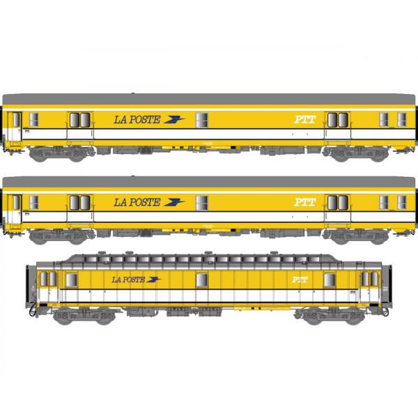 LS Models(エルエスモデルズ) HO Postwagenset 40424