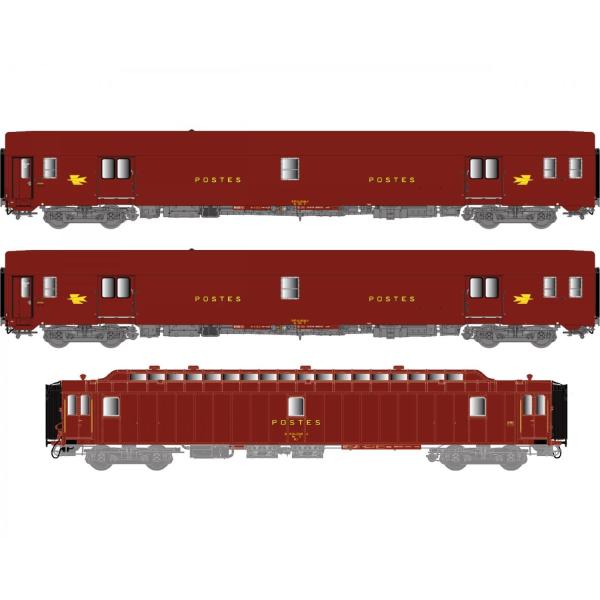 LS Models(エルエスモデルズ) HO Postwagenset 40421