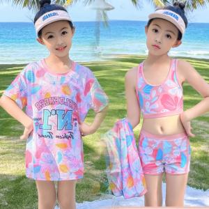 子供水着ラッシュガードセット セパレート キッ...の詳細画像5