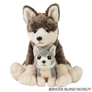 Birth of Life Wolf with Baby Plush Toy 12* Hの商品画像