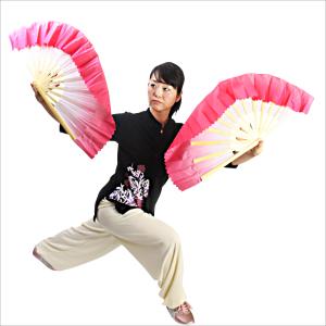 竹製-双扇子 太極拳扇 太極扇 太極扇子の詳細画像3