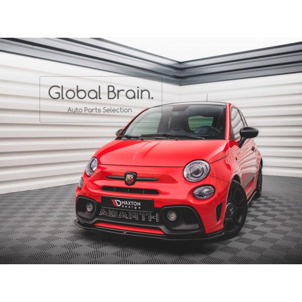 アバルト 595 フィアット フロント バンパー リップ スポイラー