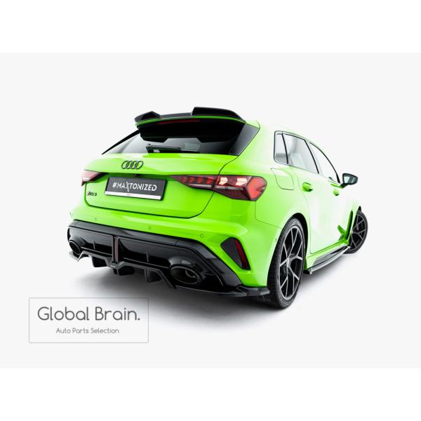 アウディ RS3 8Y 後期 スポーツバック リア ルーフ スポイラー