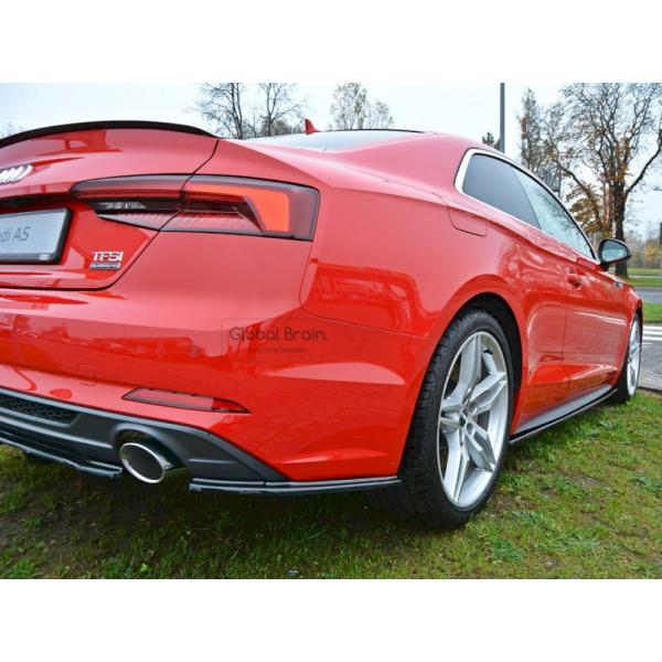 アウディ A5 F5 Sライン リア サイド スプリッター スパッツ