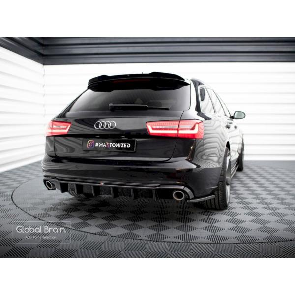 アウディ A6 4G C7 前期 標準 リア ディフューザー スポイラー