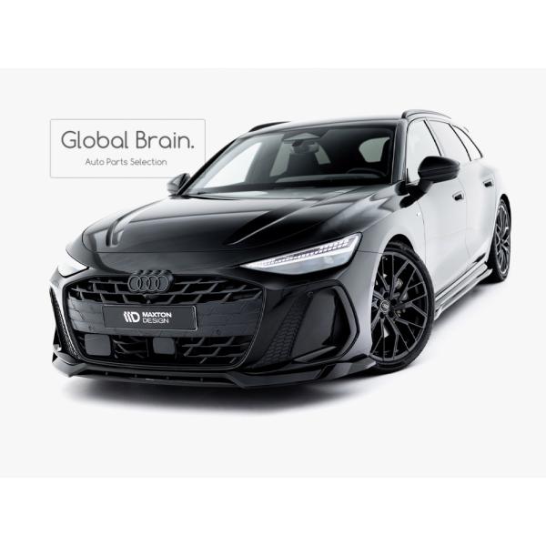 2025- アウディ A6 C9 Sライン フロント リップ スポイラー V1