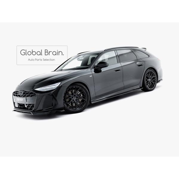 2025- アウディ A6 C9 Sライン サイド スカート カバー スポイラー V1