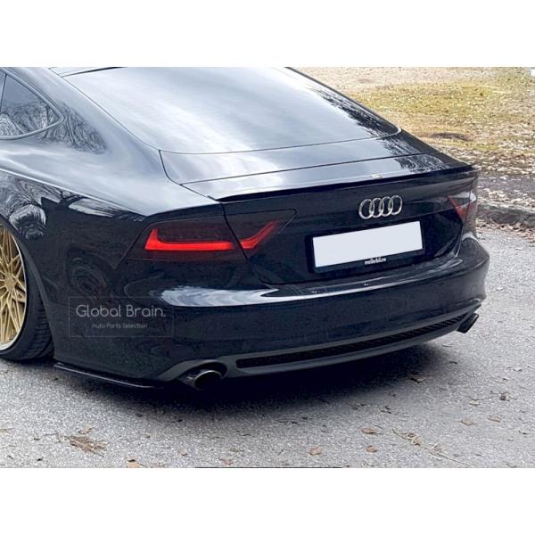 アウディ A7 4G Sライン 前期 リア サイド スプリッター スパッツ