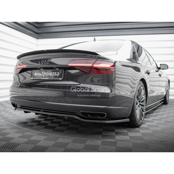 アウディ A8 D4 後期 リア ディフューザー スポイラー/ リア スプリッター