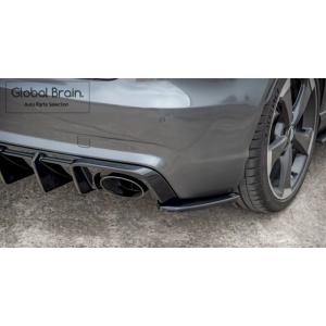 アウディ RS3 8V 前期 スポーツバック リア サイド スプリッター スパッツ V2