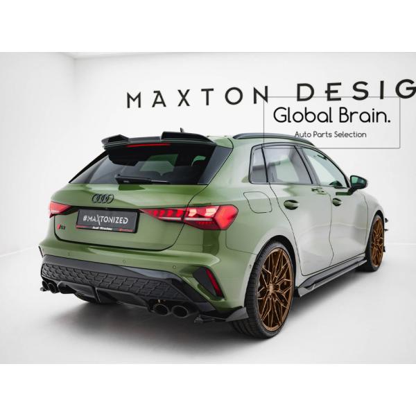 アウディ S3 8Y 後期 スポーツバック リア サイド スプリッター スパッツ V2