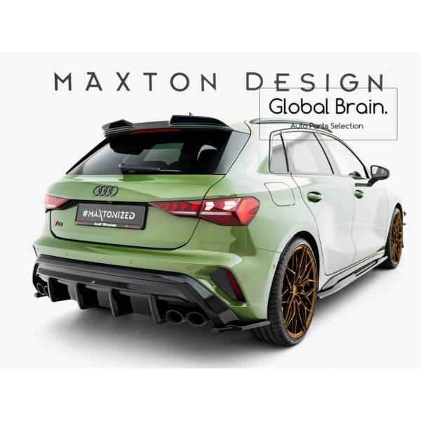 アウディ S3 8Y 後期 スポーツバック リア サイド スプリッター スパッツ V3