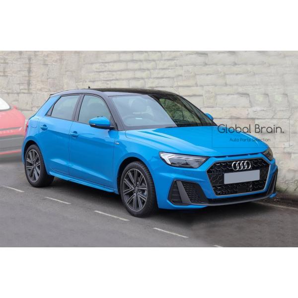 アウディ A1 GB スポーツバック リア バンパー プロテクター ガード シルバー