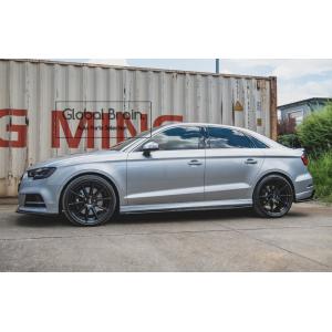 アウディ A3 8V Sライン/S3 前期 セダン サイド スカート スプリッター