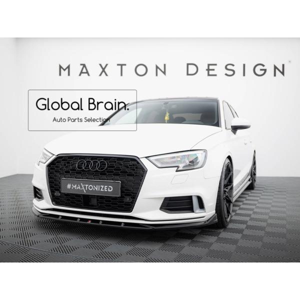 アウデイ A3 8V 後期 スポーツ セダン フロント リップ スポイラー