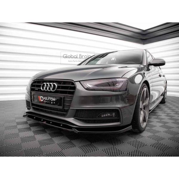 アウディ A4 B8 後期 Sライン/ S4 B8.5 フロント リップ スポイラー V3