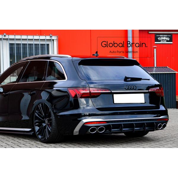 アウディ S4 B9 後期 B9.5 リア センター ディフューザー フィン