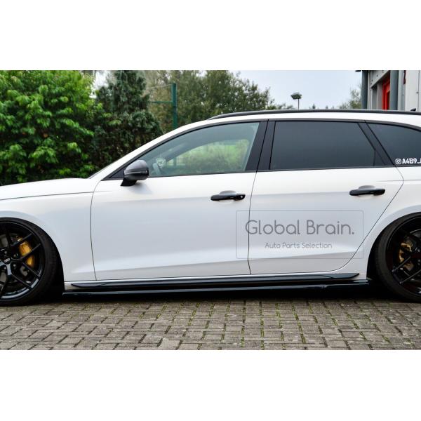 アウディ A4 B9 後期 アドバンスド / Sライン/ S4 サイド スカート ディフューザー