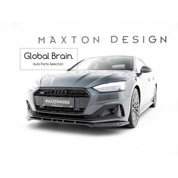 アウディ A5 F5 後期 アドバンスト フロント リップ スポイラー V2