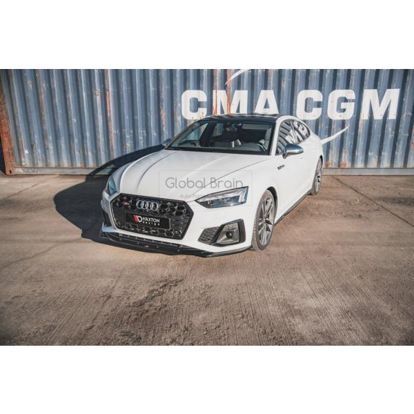 アウディ S5 / A5 Sライン F5 後期 フロント リップ スポイラー v1