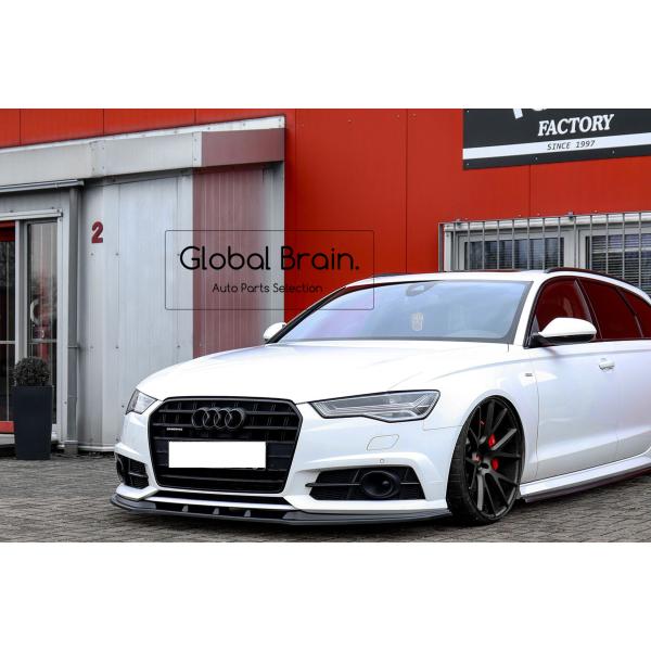 アウディ A6 4G C7 Sライン S6 後期 フロント リップ スポイラー