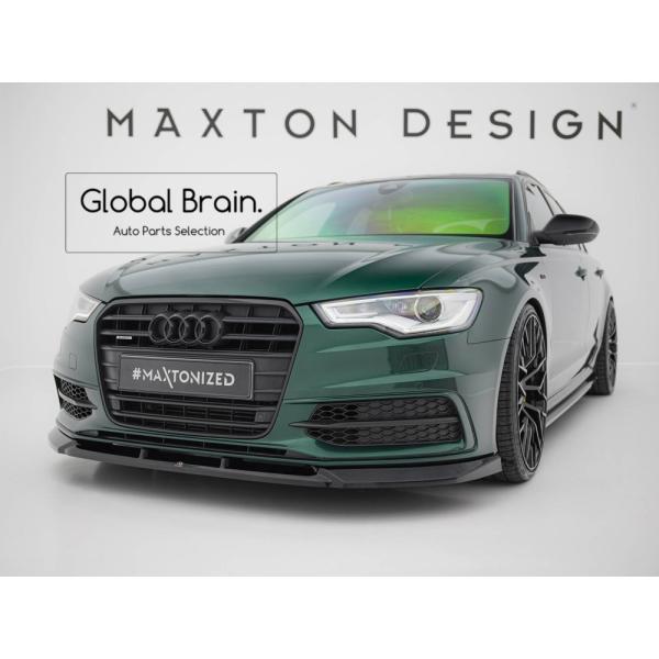 アウディ A6 C7 4G Sライン S6 前期 フロント リップ スポイラー V3