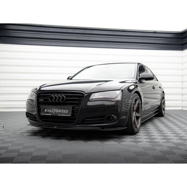 2009-2013 アウディ A8 D4 フロント スプリッター スポイラー