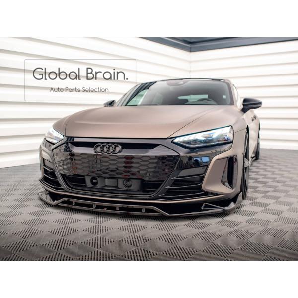 アウディ e-トロン e-tron GT / RS フロント リップ スポイラー V2