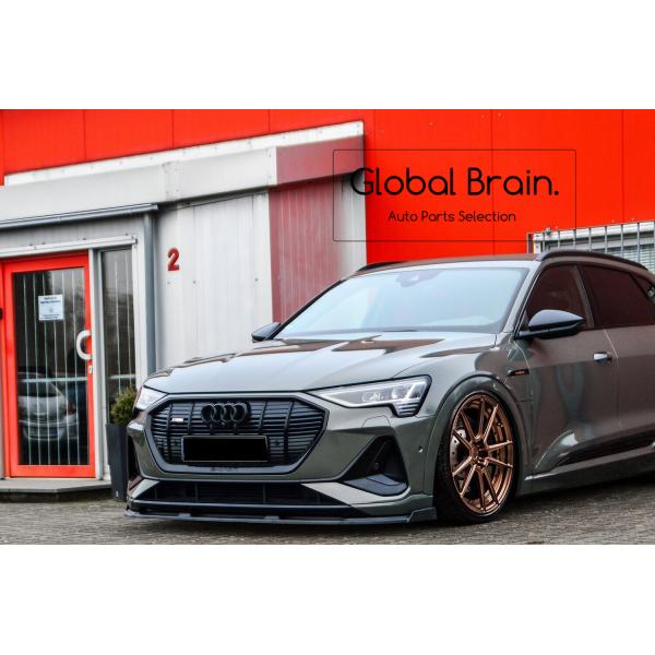 アウディ E-tron Eトロン Sライン フロント リップ スポイラー+ウィングレット