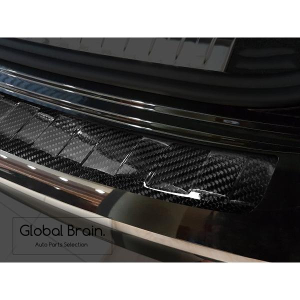 2018- アウディ Q3 カーボン リア バンパー プロテクター ガード