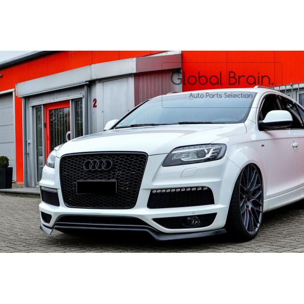 アウディ Q7 4L 後期 Sライン フロント リップ スポイラー