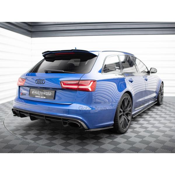 2013- アウディ RS6 C7 4G アバント リア ルーフ スポイラー V1