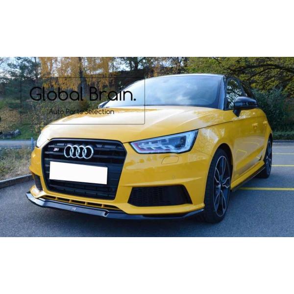 アウディ S1 8X 8XA フロント リップ スポイラー フロント スプリッター