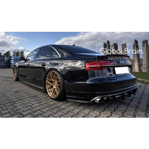 アウディ S8 D4 リア サイド スプリッター スパッツ