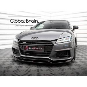 Audi アウディ TT 8S Sライン 前期 フロント リップ スポイラー+