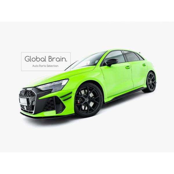 アウディ RS3 8Y 後期 スポーツバック サイド スカート カバー スポイラー レーシング