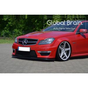 メルセデスベンツ Cクラス W204 C63 AMG フロント スプリッター スポイラー｜globalbrain