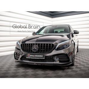 ベンツCクラス W205 2015-2018 AMG フロントスポイラー 黒 Amazon | CARIG W205 フロントスポイラー ベンツ Cクラス 2015