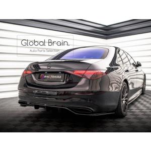国内発送 BENZ W223 Sクラス カーボン トランクスポイラー リア