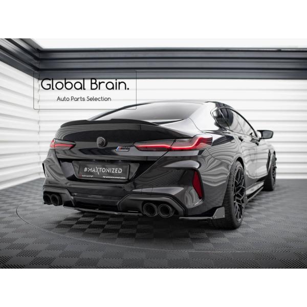 BMW M8 F93 グランクーペ リア サイド スプリッター スパッツ V1+ウィングレット