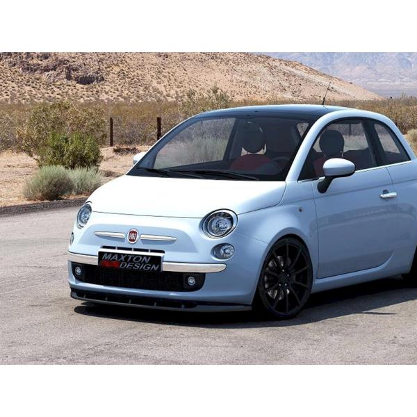 2007-2014 フィアット 500 フロント リップ スポイラー V1