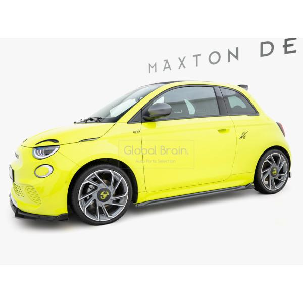 アバルト 500e サイド スカート カバー スポイラー